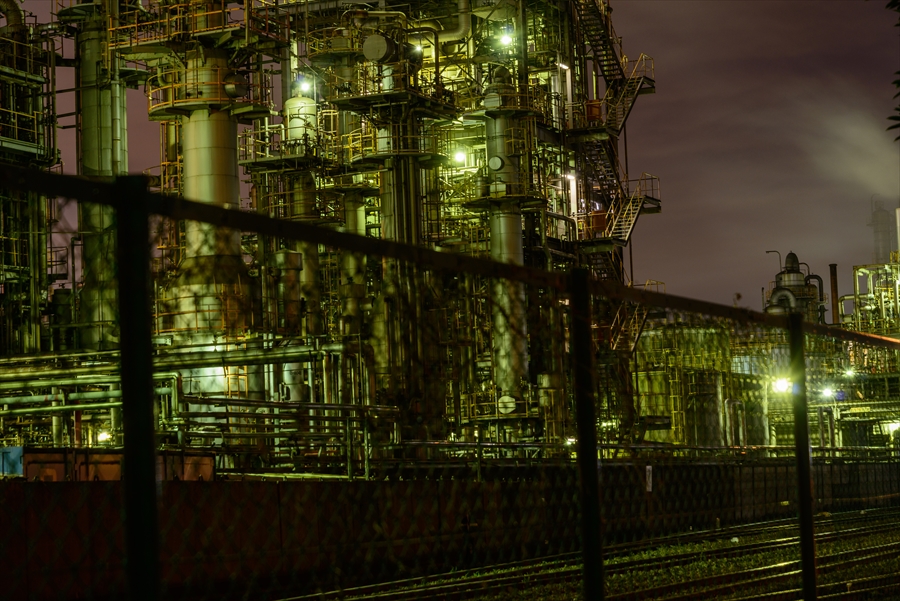神奈川県 川崎 工場の夜景 あなたに見せたい景色