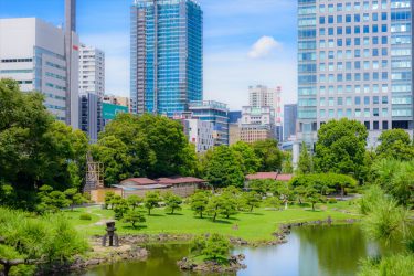 旧芝離宮恩寵庭園　周辺スポットも豊富　東京都
